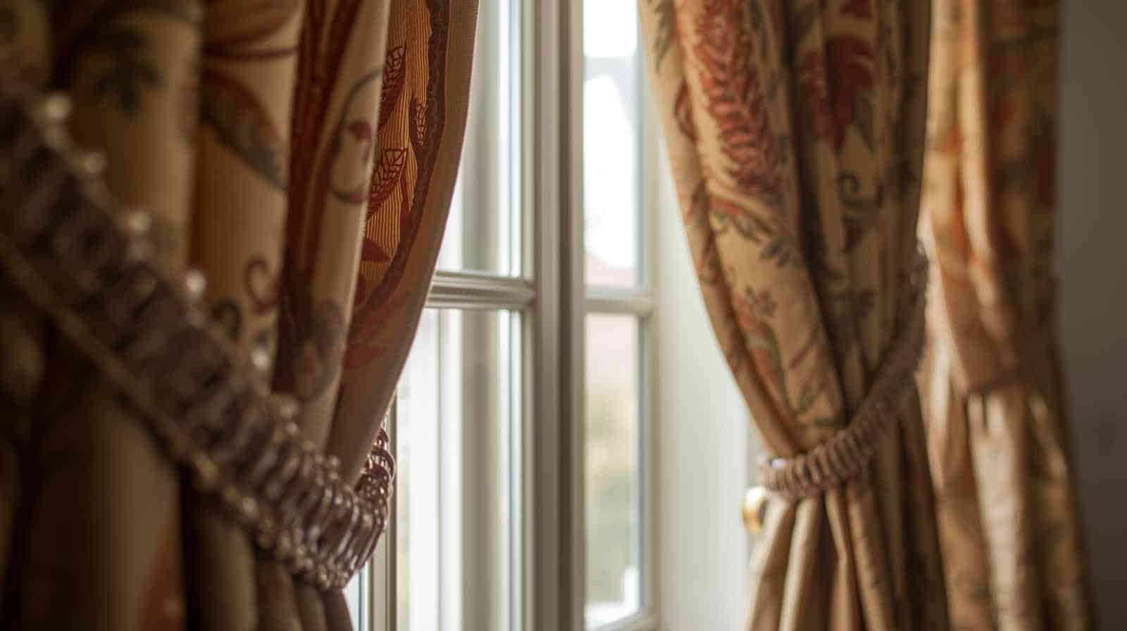 Custom curtains tailored for heritage Queenslander windows in Brisbane with traditional styling and perfect fit