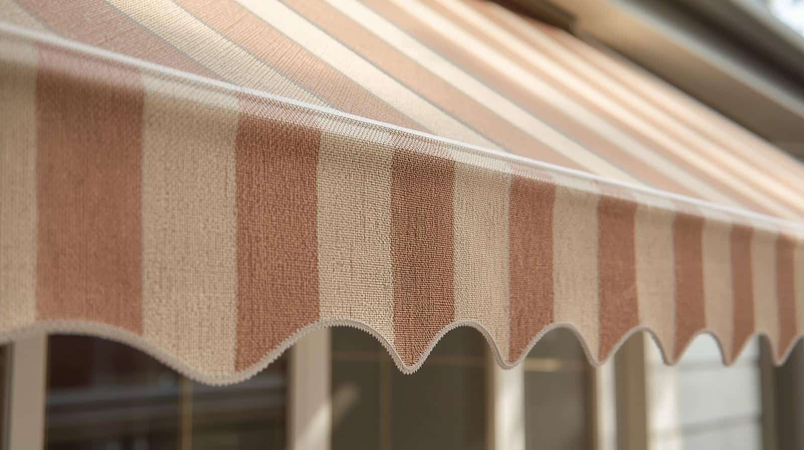 Motorised retractable window awning with wind sensor installed on a Brisbane home